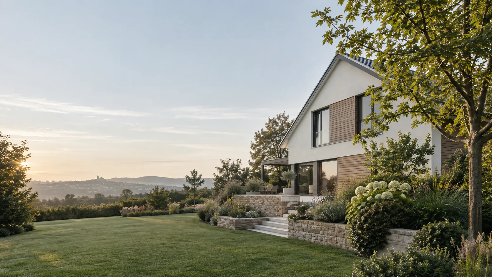 Ruhiges Wohnhaus mit Garten in der Region